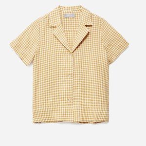 Everlane The Linen Short-Sleeve Notch Shirt